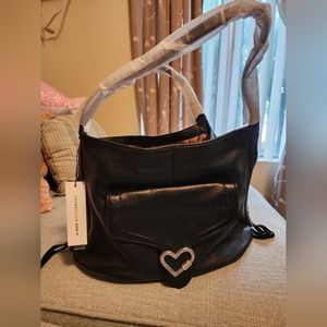 Aimee Kestenberg genuine leather hobo handbag